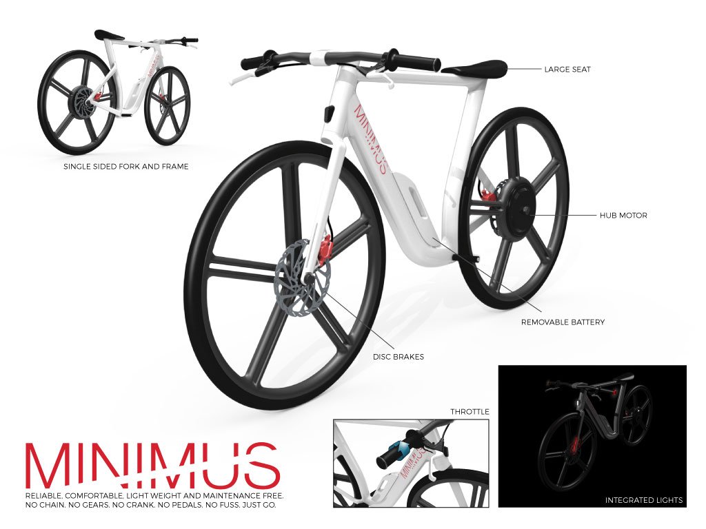 Minimus – flyweight electric bike