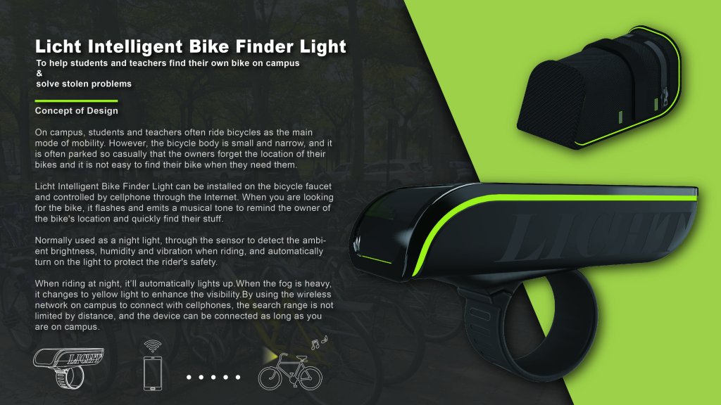 Licht Intelligent Bike Finder Light