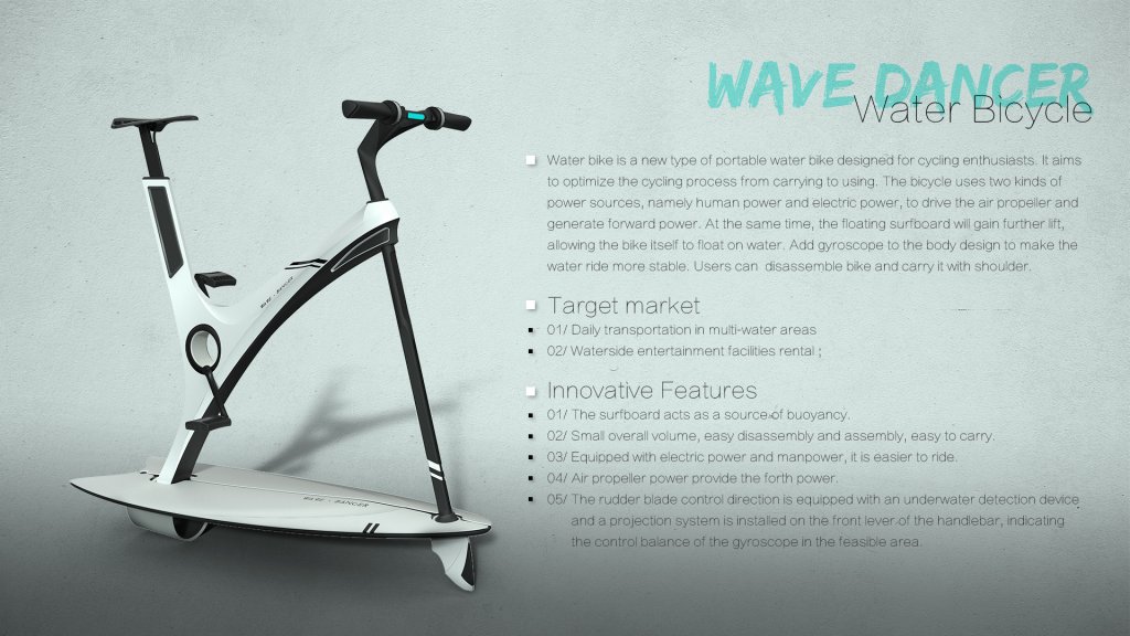 WaveDancer  – Water Bicycle