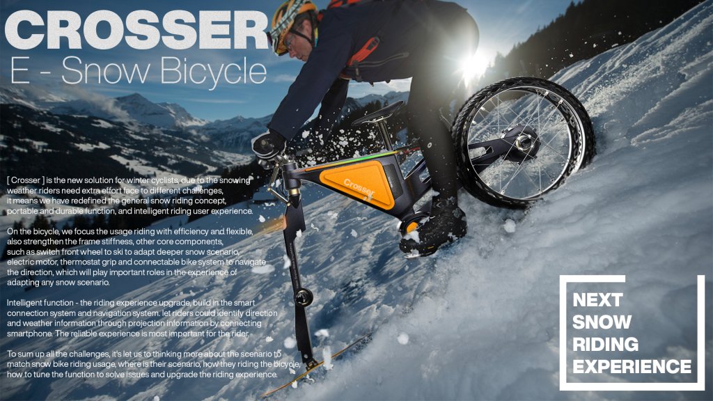 Crosser – E Snow bicycle