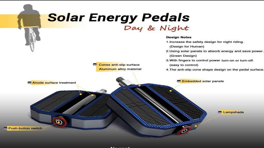 Solar Energy Pedals