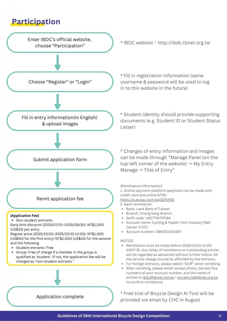 Guidelines of 26th International Bicycle Design Competition v1